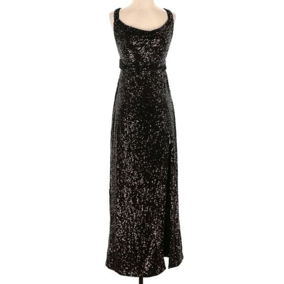 Free People Cool Girl Dark Sparkle Sequin Size 2 Dress - Picture 2 of 4